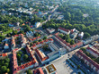 © FStockLuk - Aerial view on city hall in center of Koszalin city