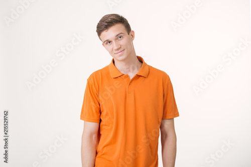 orange shirt guy