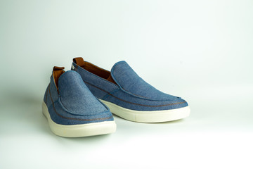 Blue casual shoes