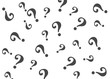 Question mark pattern. Question design vector background