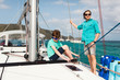 © TravelPhotoBloggers - Family on board of sailing yacht