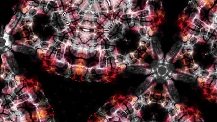 Canvas Print - abstract kaleidoscopic forms undulate ripple and change (loop).