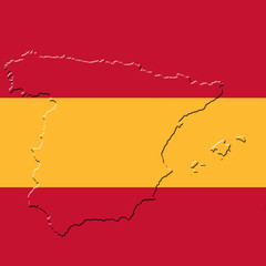 Carte d'Espagne