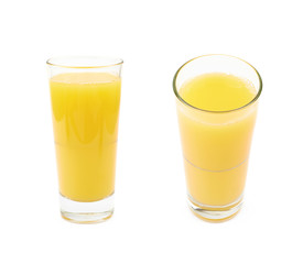 Poster - Glass of orange juice isolated