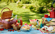 © exclusive-design - Exquisite summer picnic scene with copy space
