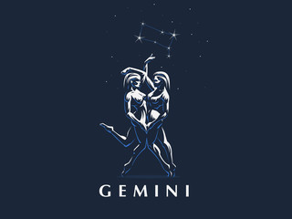 gemini. two girls are twins.