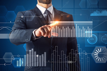 Poster - Future and finance concept