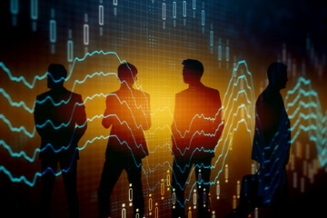 Poster - Meeting and finance concept