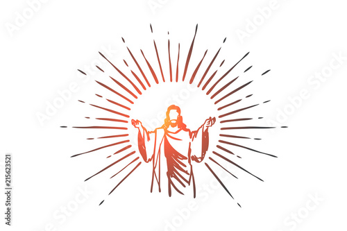 Fotomural God, Jesus christ, grace, good, ascension concept