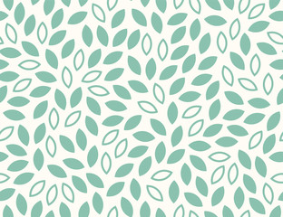 Leaves Pattern. Endless Background. Seamless