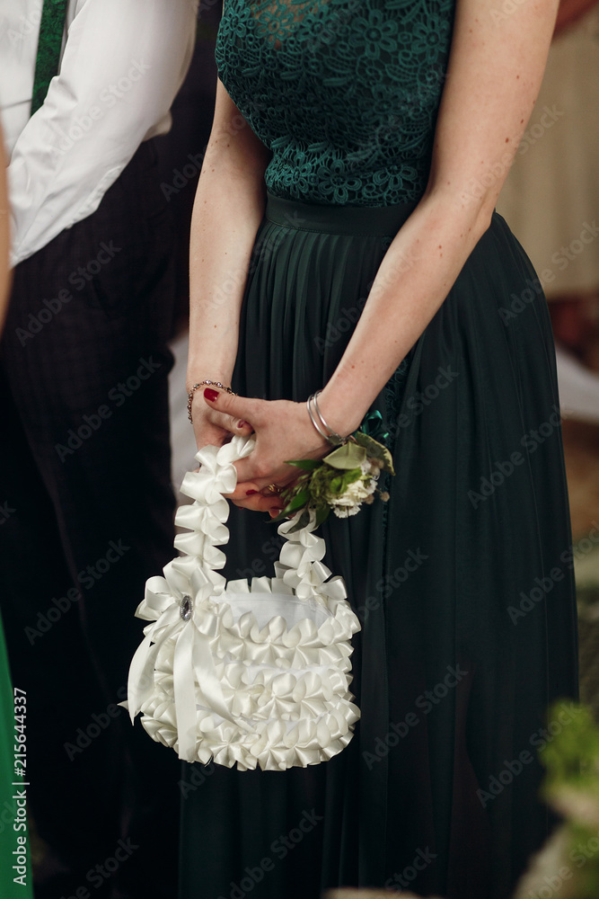 boutonniere for green dress Red Rose Wrist Corsage & Boutonniere With Emerald Green Ribbon – LeLe Floral main image 1