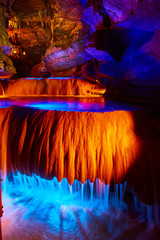 Caverns Cave Waterfall Exploration Squire Boone Indiana