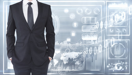 Poster - Future and finance concept