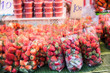 red strawberry in food  maket