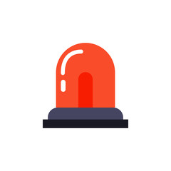 Aufkleber - siren icon. Element of cyber security icon for mobile concept and web apps. Colored siren icon can be used for web and mobile