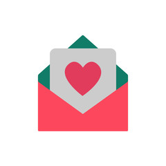 Sticker - Mail Love And Valentine Logo Icon Design