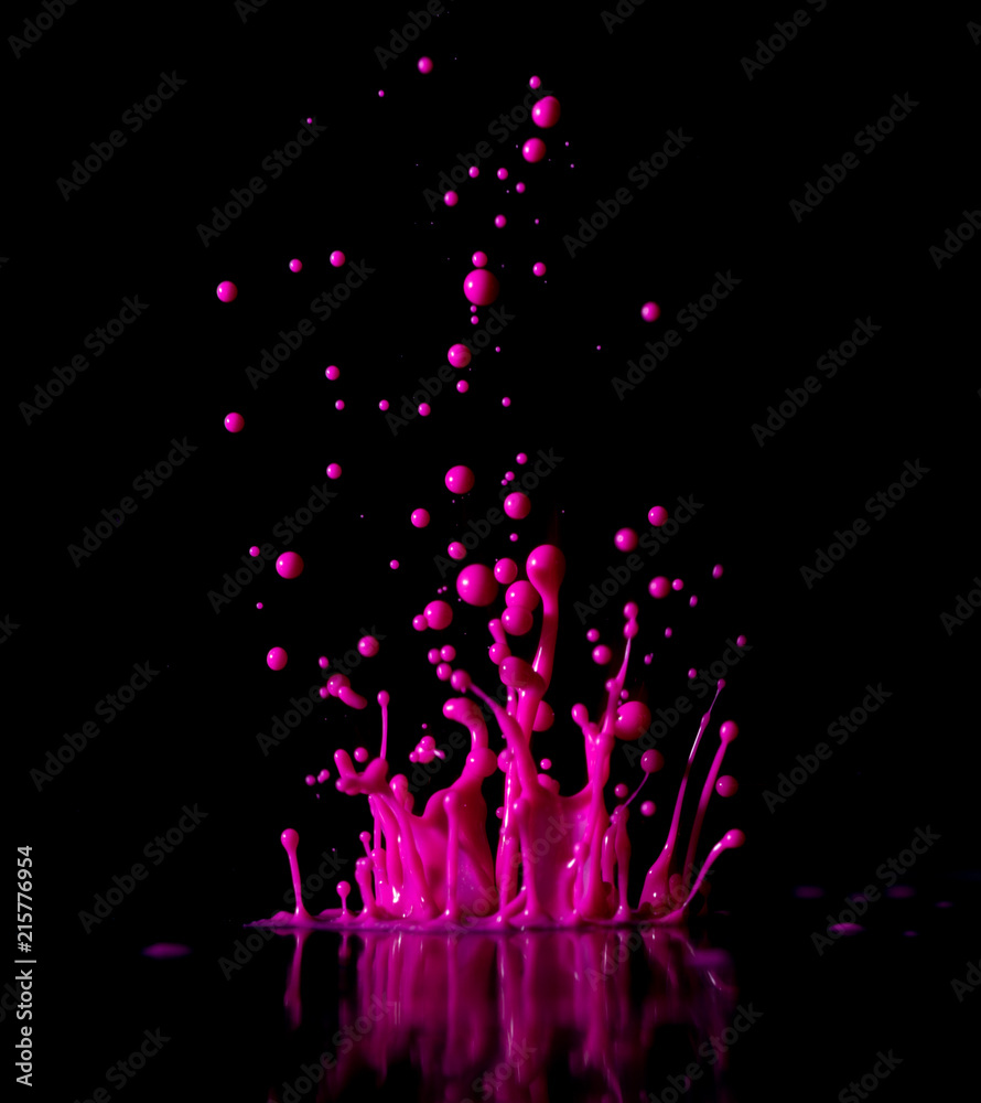 Pink Ink Splatter Background Pink Splatter Paint Backgrounds