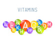 Set of main vitamins for Your design