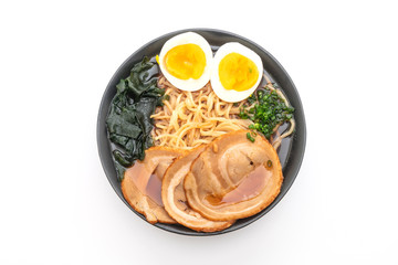 Shoyu ramen noodle with pork and egg