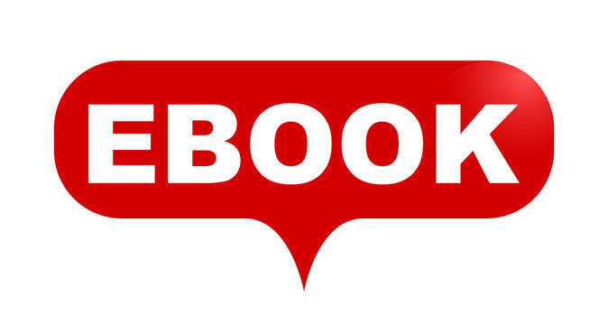 red vector bubble banner ebook