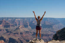 Power Posing On The Rim Of The Grand Canyon