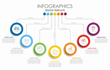 Infographic design template with place for your data. Vector illustration.