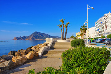 Poster - Altea Küste an der Costa Blanca, Spanien - Altea coast on Costa Blanca