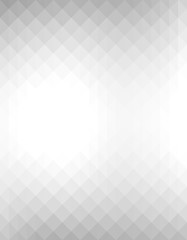 Poster - Abstract geometric background with grey and white color tone triangle shapes.