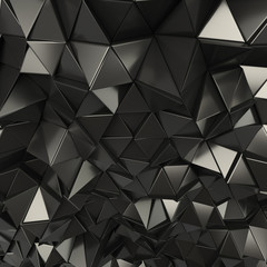  Black abstract triangles backdrop