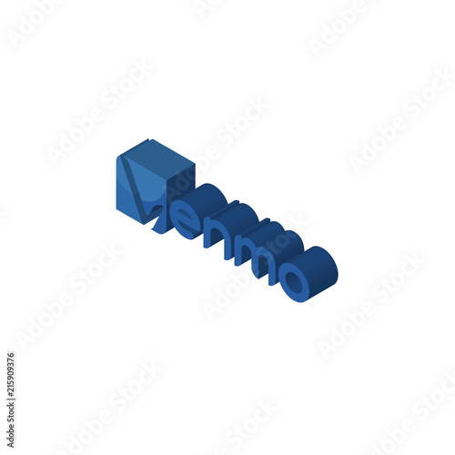 Venmo Isometric Right Top View 3d Icon Buy This Stock Vector And