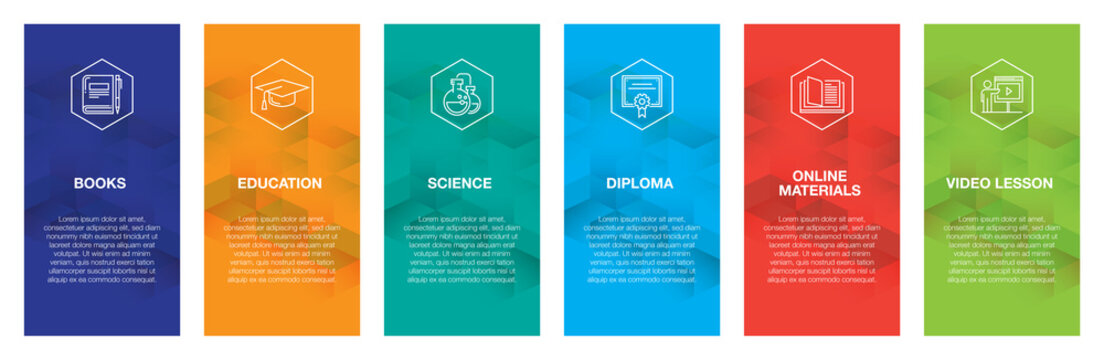 Education Infographic Icon Set