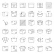 © lukpedclub - Box and parcel icon for business, pixel perfect for use as application or website