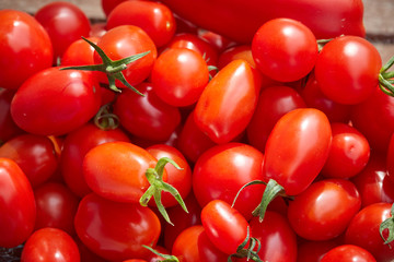 Tomatoes background red food