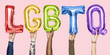 © Rawpixel.com - Rainbow alphabet balloons forming the word LGBTQ
