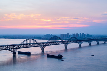 Poster - jiujiang yangtze river bridge