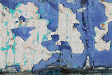 Fototapeta Desenie - Closed up of flaking color wood plank's texture background. 