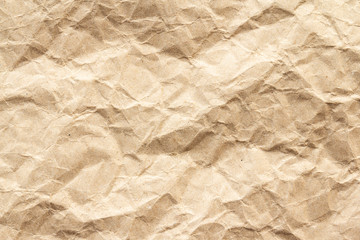 Brown wrinkle recycle paper background