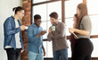 © Prostock-studio - Coffee break chat at office