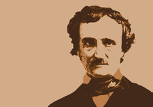 Edgar Poe - écrivain - Portrait - Personnage - Célèbre - Littérature - Célèbre - Américain -romancier