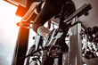 © Take Production - Fitness woman working out on exercise bike at the gym.exercising concept.fitness and healthy lifestyle