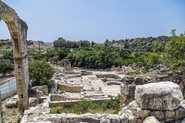 ancient city. historical place in Turkey