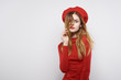 © SHOTPRIME STUDIO - woman in beret red beauty fashion