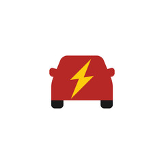 Canvas Print - Power Electric car Logo Icon Design