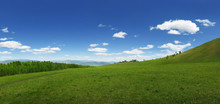 View Of Grassland In The Countryside Of Mongolia 