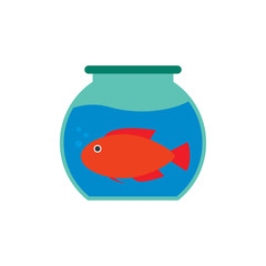 Poster - Fish Pet Logo Icon Design