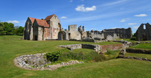 The Remains Of Castle Acre Priory Norfolk