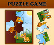 © dreamblack46 - Jigsaw puzzle game with happy wild animals