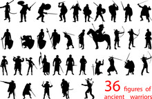 Silhouettes Of Ancient Warriors