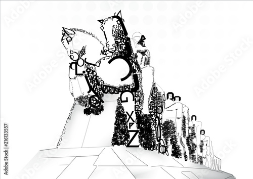 Cartoon Illustration Drawing People Woman Sketch Comic