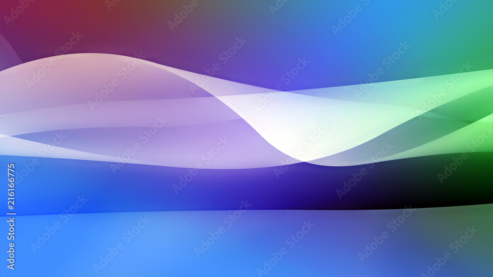 Photo On Textile Frame Colorful Abstract Curve Creative Texture